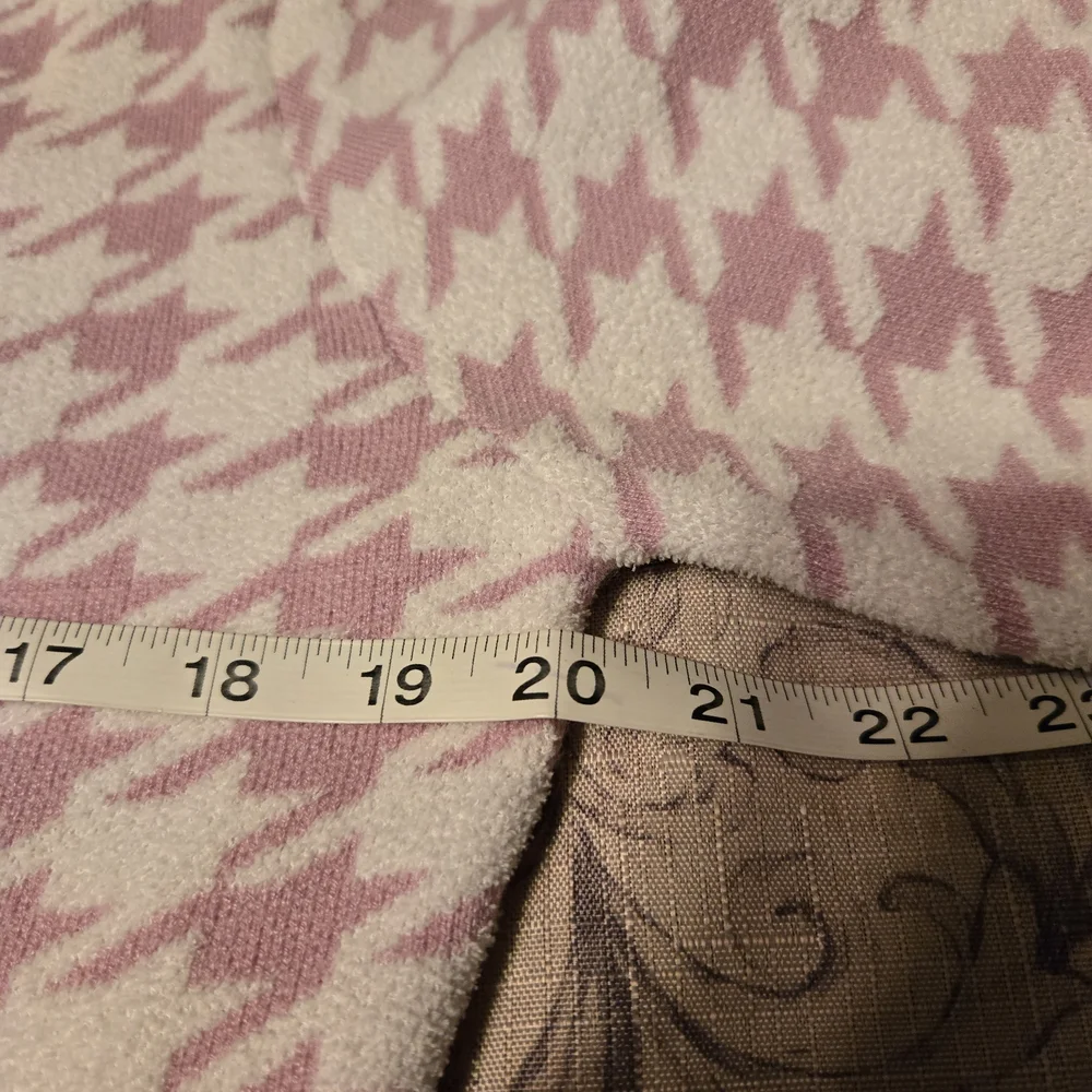 Cider Pink and White Houndstooth Dress - Picture 9 of 11